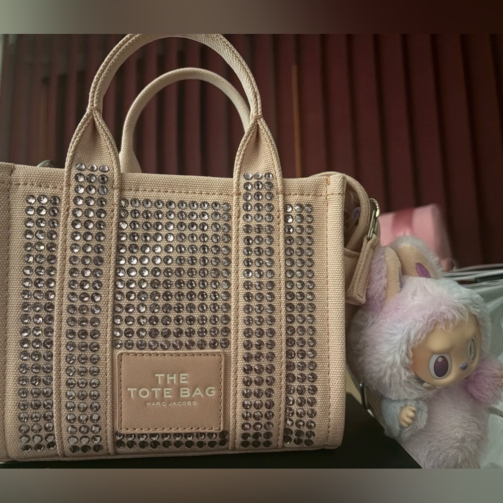 MARC JACOBS Pink Crystal Tote Bag - Mini